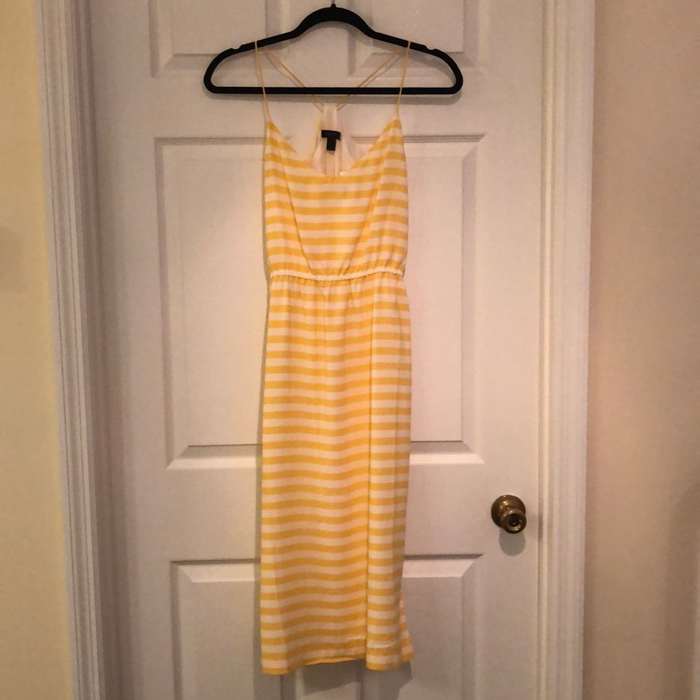 J Crew Yellow Sundress with tags